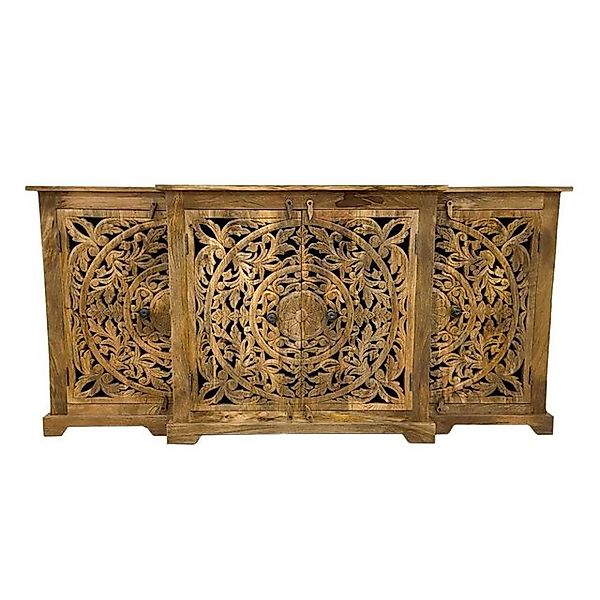 Oriental Galerie Unterschrank Indien Sideboard Mira Natur 180 cm günstig online kaufen