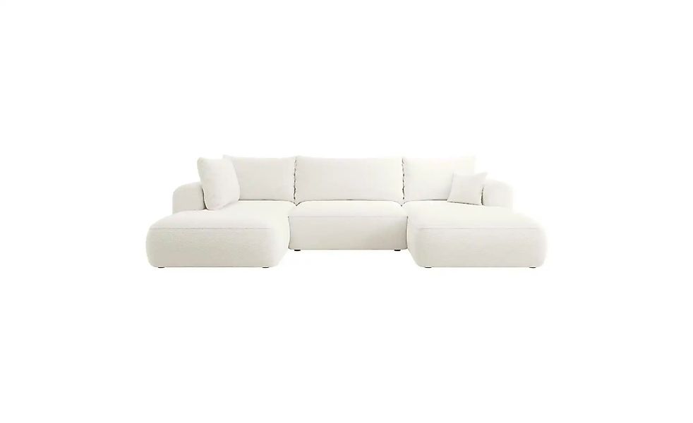 Wohnlandschaft mit Schlaffunktion Ovo ¦ creme ¦ Maße (cm): B: 375 H: 95 Pol günstig online kaufen