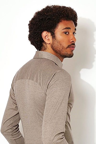 DESOTO Langarmhemd "Casual Kent 1/1", Mit Rundhalsausschnitt günstig online kaufen