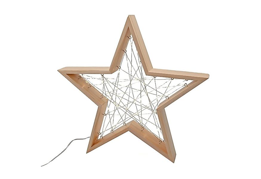 IC Winterworld LED Stern LED Stern oder Tanne aus Holz mit 60er Lichterkett günstig online kaufen
