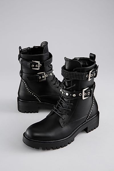 Aniston SHOES Schnürboots Schnürstiefelette, Bikerboots - günstig online kaufen
