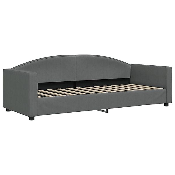 vidaXL Bett Tagesbett mit Matratze Dunkelgrau günstig online kaufen