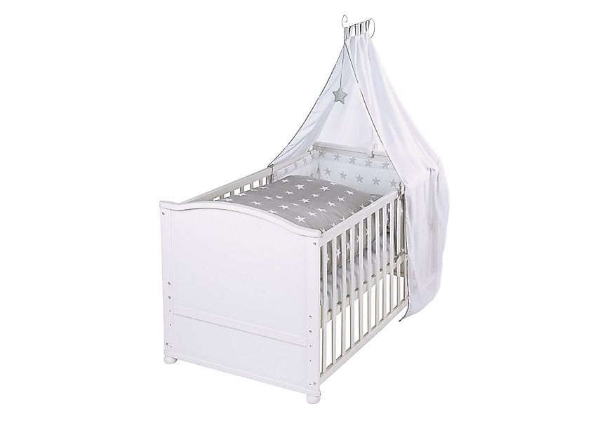 roba® Babybett Little Stars oder Fox & Bunny - niedliche Designs, inkl. Bet günstig online kaufen