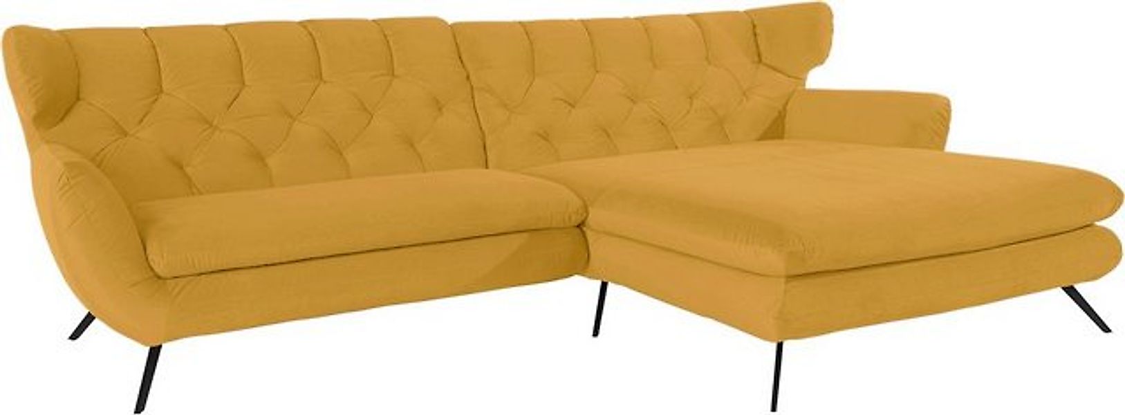 3C Candy Ecksofa Beatrice Designsofa in moderner Retrooptik, bequem und ext günstig online kaufen