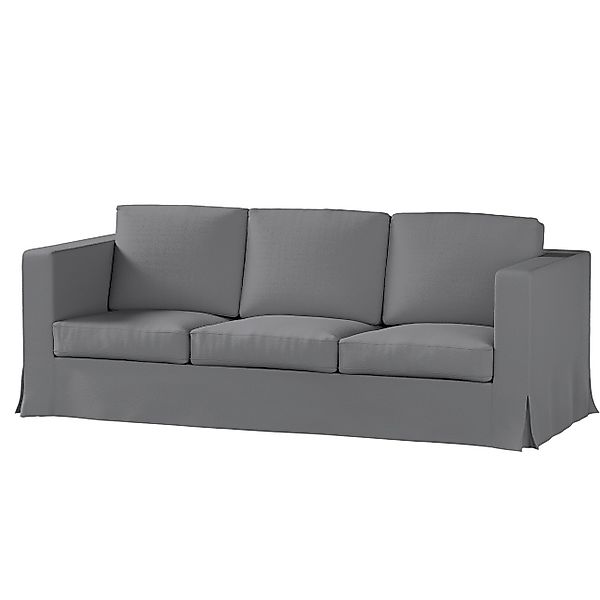 Bezug für Karlanda 3-Sitzer Sofa nicht ausklappbar, lang, grau, Bezug für S günstig online kaufen