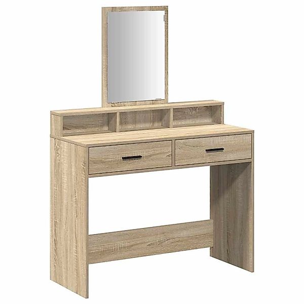 vidaXL Schminktisch Sonoma-Eiche 100 x 41 x 140 cm Holzwerkstoff 865147 günstig online kaufen