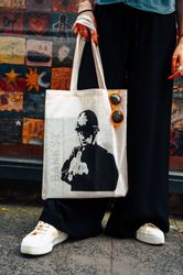 AvantgART Shopper Stoffbeutel Baumvolle, Jutebeutel, Banksy günstig online kaufen