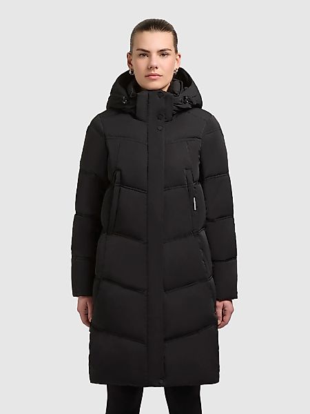 khujo Steppmantel "GRAYA2" Windschutzblende mit Magnetverschluss günstig online kaufen