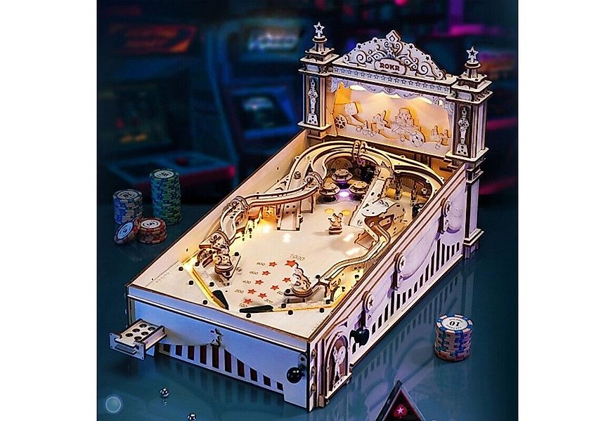Robotime 3D-Puzzle Robotime 3D Pinball Machine 3D Puzzle, 428 Puzzleteile günstig online kaufen