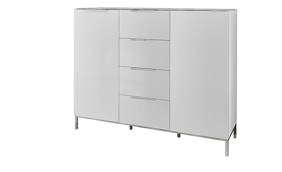 Kommode mit 2 Türen  Vitreo Neo ¦ weiß ¦ Maße (cm): B: 135 H: 108 T: 40.0 K günstig online kaufen