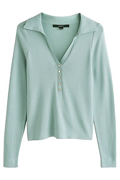 Next Polokragenpullover Weiches, geknöpftes Polooberteil mit günstig online kaufen