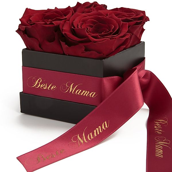 Kunstblume Beste Mama Infinity Rosenbox Rosen günstig online kaufen