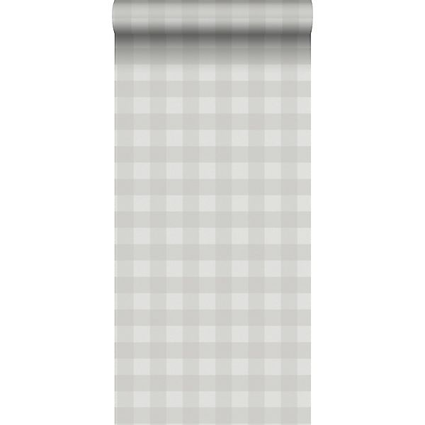Sanders & Sanders Tapete Karomuster Grau 53 cm x 10.05 m günstig online kaufen