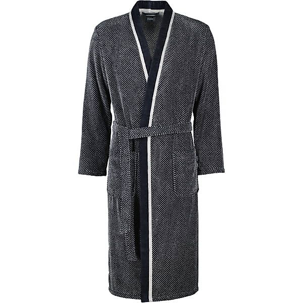 Cawö - Herren Bademantel Kimono 4839 - Farbe: silber/schwarz - 79 - M günstig online kaufen