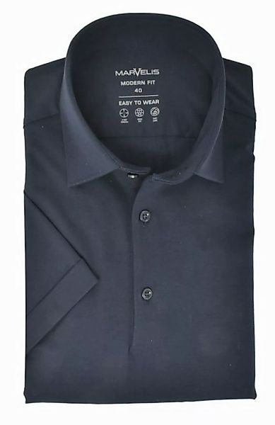 MARVELIS Kurzarmhemd MODERN FIT - Easy To Wear Hemd normale, leicht taillie günstig online kaufen