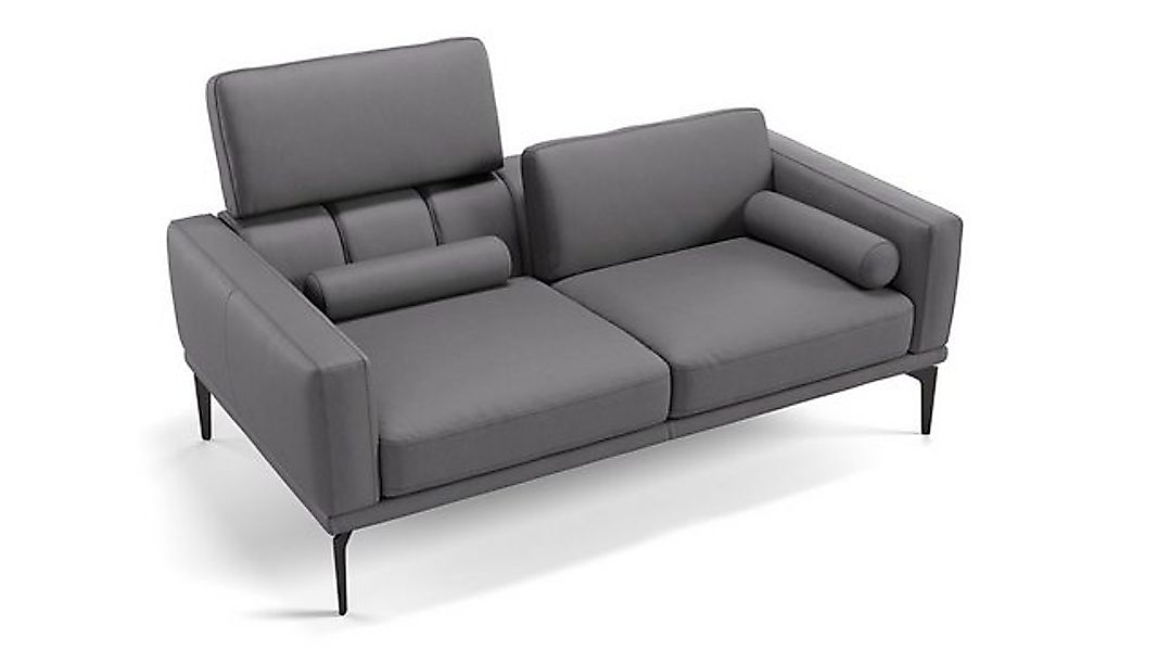 Sofanella 2-Sitzer Leder BIANCO, Relaxsofa, Designsofa, Designer Couch, Ita günstig online kaufen