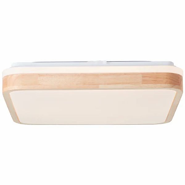 Brilliant LED Deckenleuchte »Tumeo«, 40 x 40 cm, 2400 lm, Metall/Holz, holz günstig online kaufen