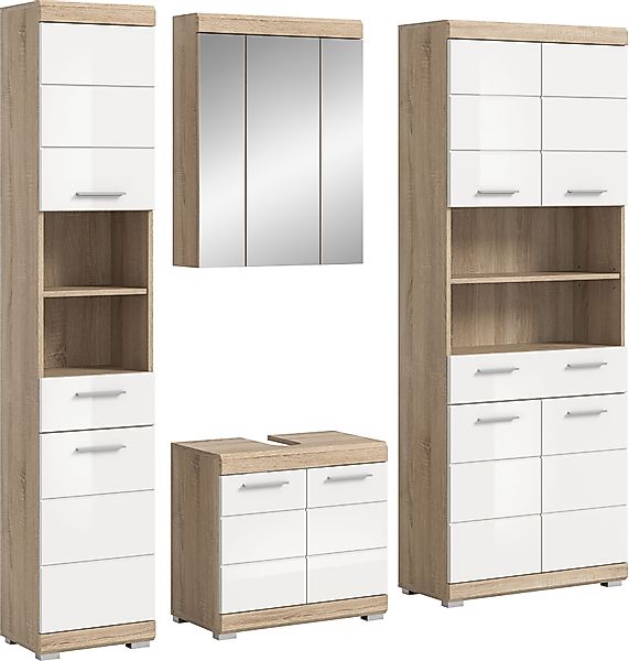 INOSIGN Badmöbel-Set »Siena, 4 teilig, bestehend aus:«, (Set), Hochschrank günstig online kaufen