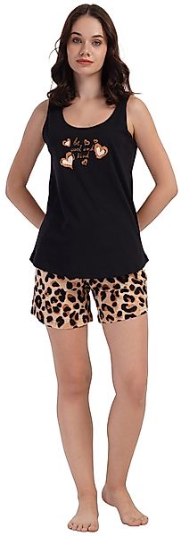 Vienetta Shorty Damen Pyjama kurz Animal günstig online kaufen
