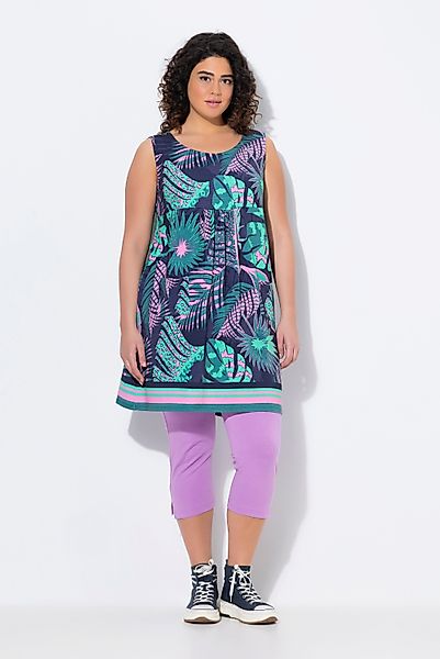 Ulla Popken Jerseykleid Jerseykleid bedruckt A-Linie günstig online kaufen