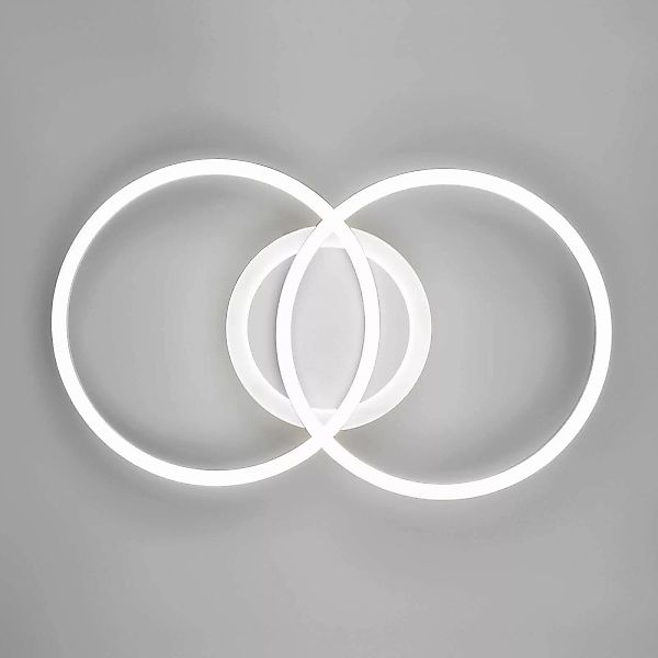 LED-Deckenleuchte Venida im Ringdesign, weiß günstig online kaufen
