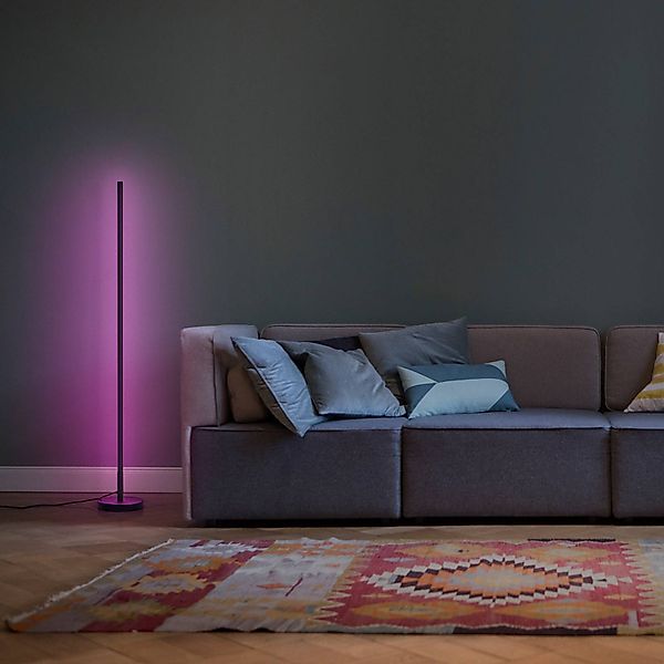 LEDVANCE SMART+ WiFi Floor round LED-Stehleuchte, schwarz günstig online kaufen