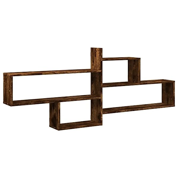 vidaXL Wandregal Räuchereiche 167,5x18x68 cm Holzwerkstoff 853321 günstig online kaufen