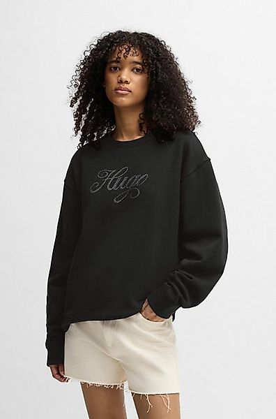 HUGO Blue Sweatshirt Oversized Crew_B_2 mit Print günstig online kaufen