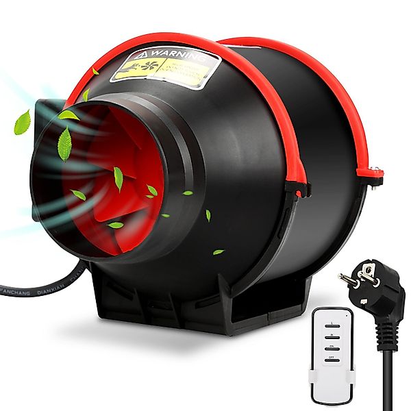 Clanmacy Wandventilator Rohrventilator Ø10cm Rauchabzug mit günstig online kaufen