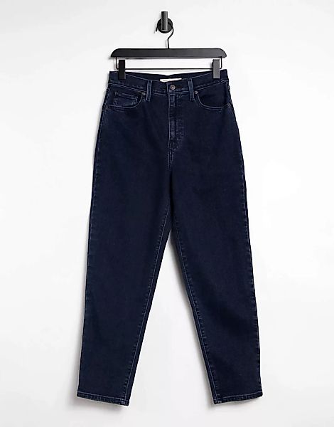 Levi's – Schmal zulaufende Jeans mit hohem Bund in Marineblau günstig online kaufen