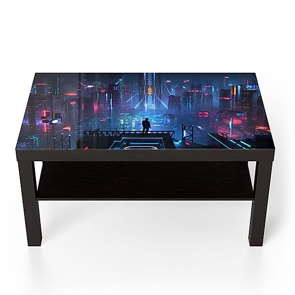 DEQORI Couchtisch 'Cyberpunk Stadt bei Nacht', günstig online kaufen