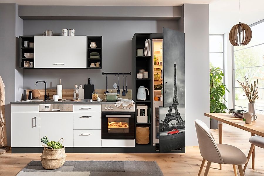 KOCHSTATION Küchenzeile »KS-Paris«, ohne E-Geräte, Breite 310 cm günstig online kaufen