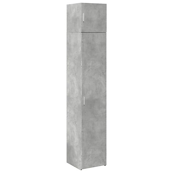 vidaXL Hochschrank Schmal Betongrau 40x42,5x225 cm Holzwerkstoff 3281276 günstig online kaufen