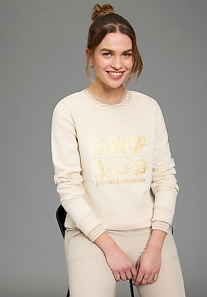 KangaROOS Sweatshirt mit Frontdruck günstig online kaufen