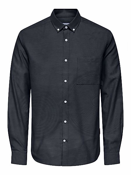 ONLY & SONS Langarmhemd "ONSALVARES SLIM LS OXFORD SHIRT OTL" günstig online kaufen