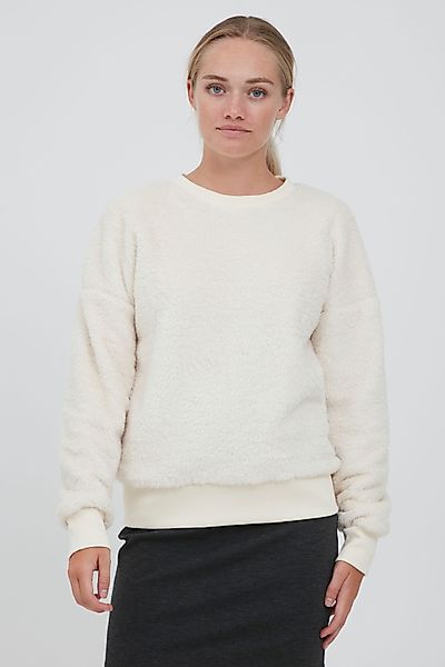 OXMO Rundhalspullover OXAnnica Teddy Pullover mit günstig online kaufen
