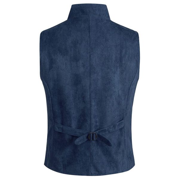 Allthemen Anzugweste mit Stehkragen Herrenweste zweireihige günstig online kaufen