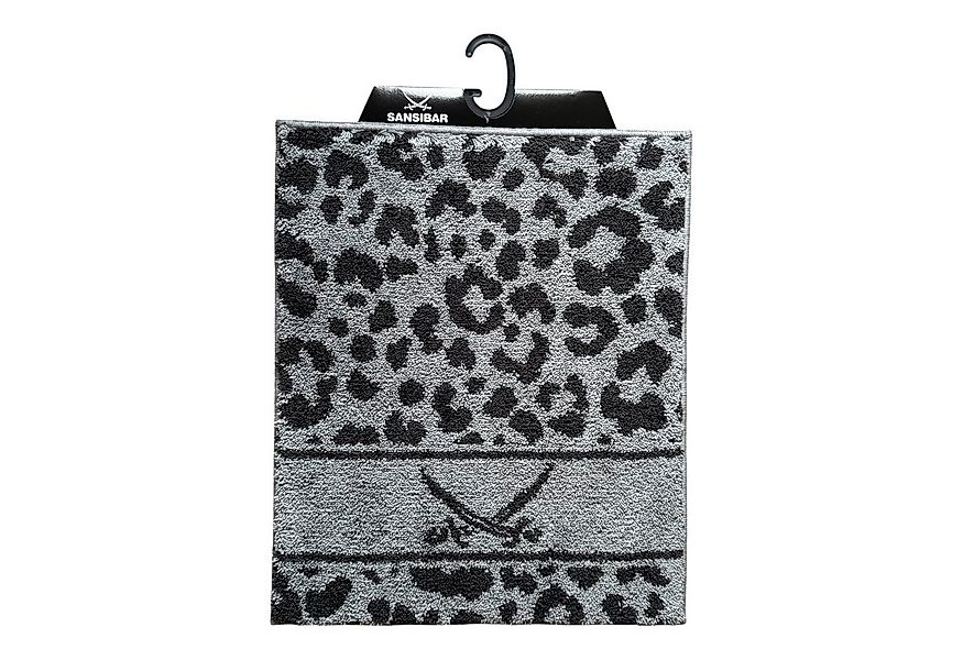Sansibar Sylt Badematte Badteppich „Leo“ stilvoller Badvorleger mit Leopard günstig online kaufen