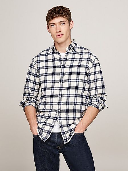 Tommy Hilfiger Langarmhemd BRUSHED EASY CHECK Regular Fit SHIRT mehrfarbig günstig online kaufen