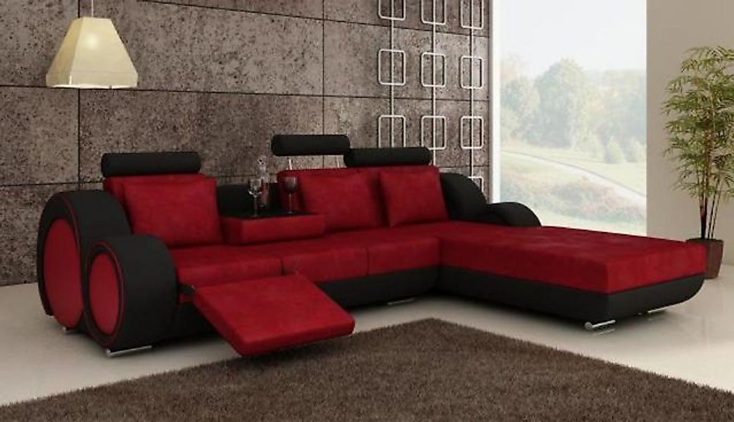JVmoebel Ecksofa TEXTILSOFA GARNITUR ECKCOUCH ECKSOFA STOFFSOFA WOHNLANDSCH günstig online kaufen