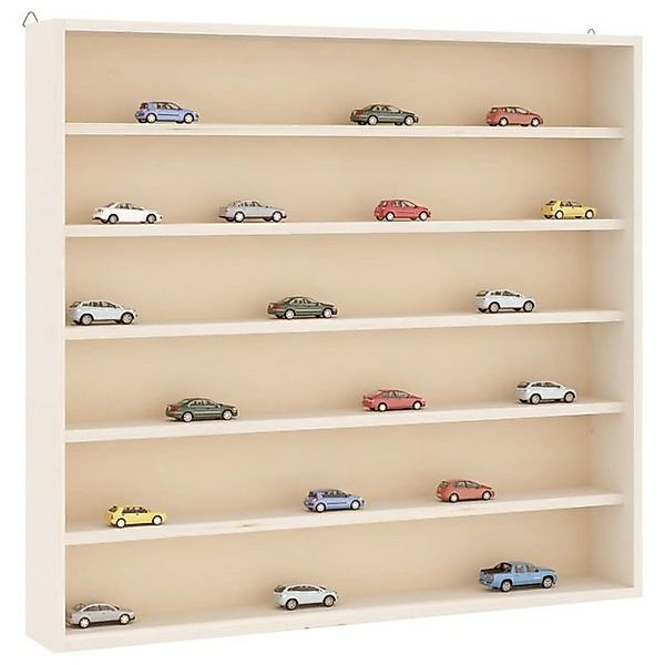 vidaXL Vitrine Sammlervitrine aus Holz mit 6 Regalen 60x8,5x55 cm günstig online kaufen