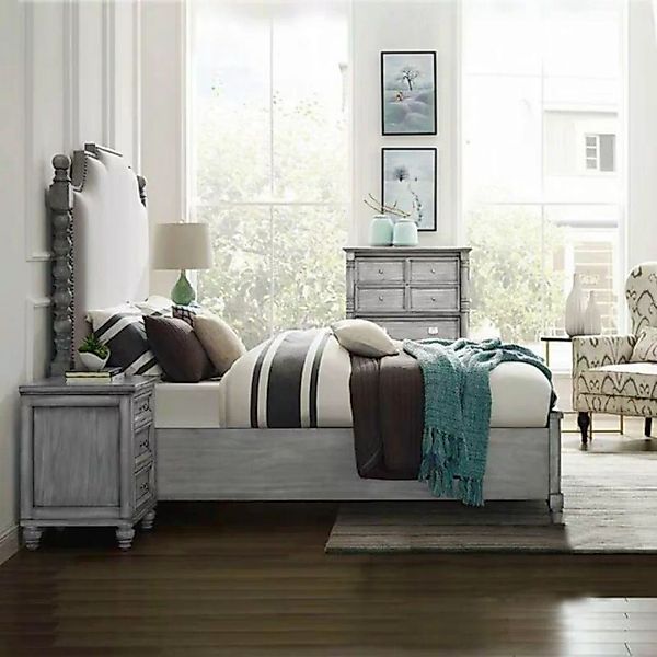 JVmoebel Bett, Bett Design Luxus Stoff Betten Leder Modernes Schlafzimmer günstig online kaufen