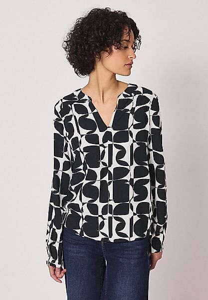 STREET ONE Langarmshirt mit Strukturmix günstig online kaufen