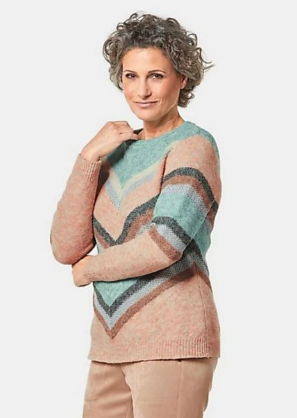 GOLDNER Strickpullover Weicher Pullover mit hochwertiger Intarsie günstig online kaufen