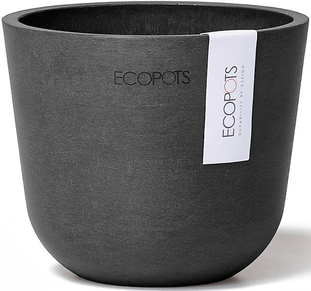 ECOPOTS Blumentopf Oslo Mini 11,5 Dunkelgrau, für den Innenbereich günstig online kaufen