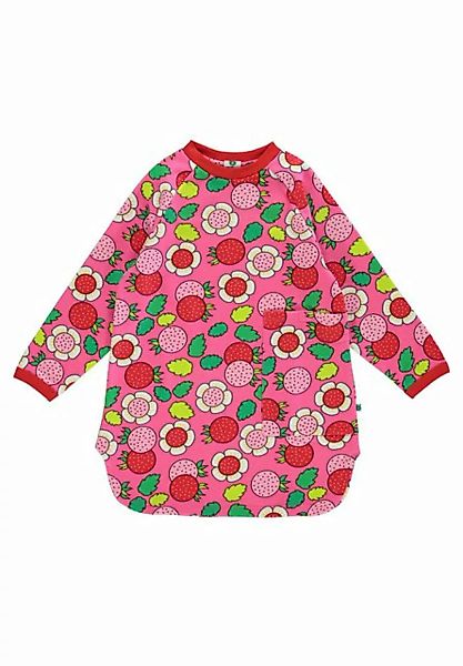 Småfolk Sweatkleid Sweatshirt-kleid mit Erdbeere Baumwolle günstig online kaufen
