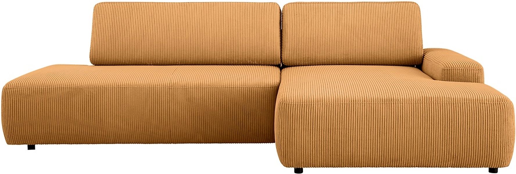 INOSIGN Ecksofa "TORGE, Schlafsofa Cord, Samtvelours u. Strukur fein, Couch günstig online kaufen