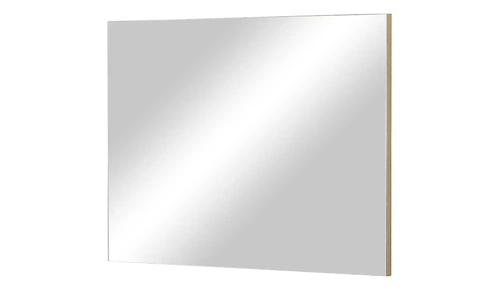 Wohnwert Spiegel 80 x 60 cm Como ¦ holzfarben ¦ Glas,Aluminium,Holz ¦ Maße günstig online kaufen