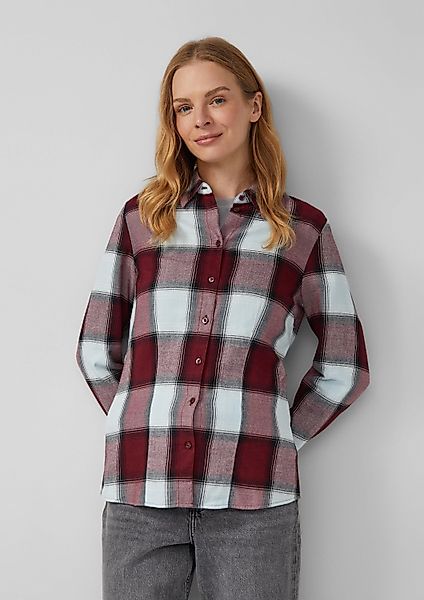 s.Oliver Langarmbluse Bluse Taillierte Hemdbluse aus günstig online kaufen