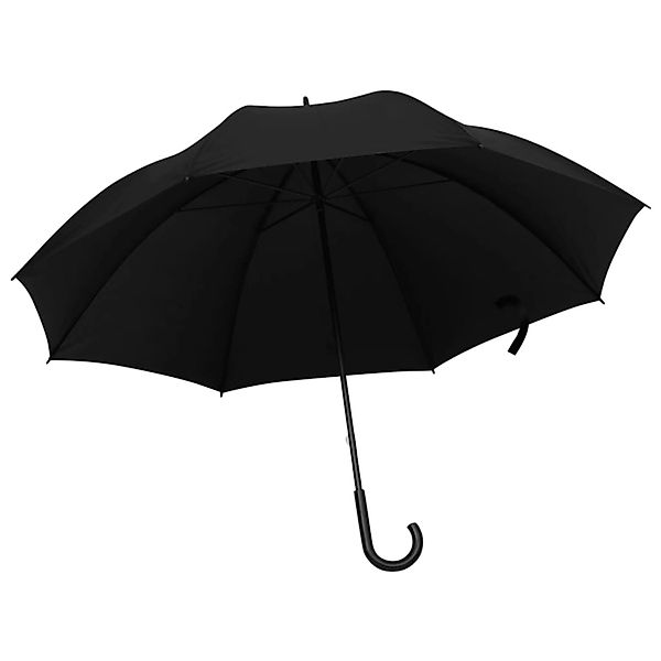 vidaXL Regenschirm Schwarz 130 cm 149137 günstig online kaufen